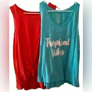 🎉Set of 2 summer tank tops, sizes XL and XXL